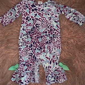 Ricrac ruffles romper